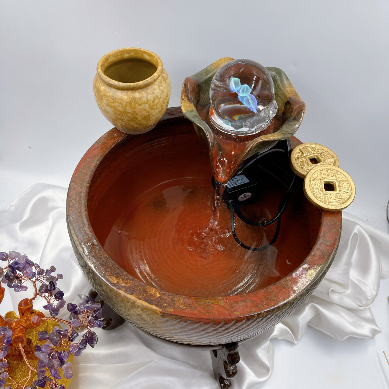 Sweet Heart 田芯開運精選 💯台灣現貨 MIT鶯歌 陶瓷 五行 招財進寶 時來運轉 流水 盆 (五行大款) 4