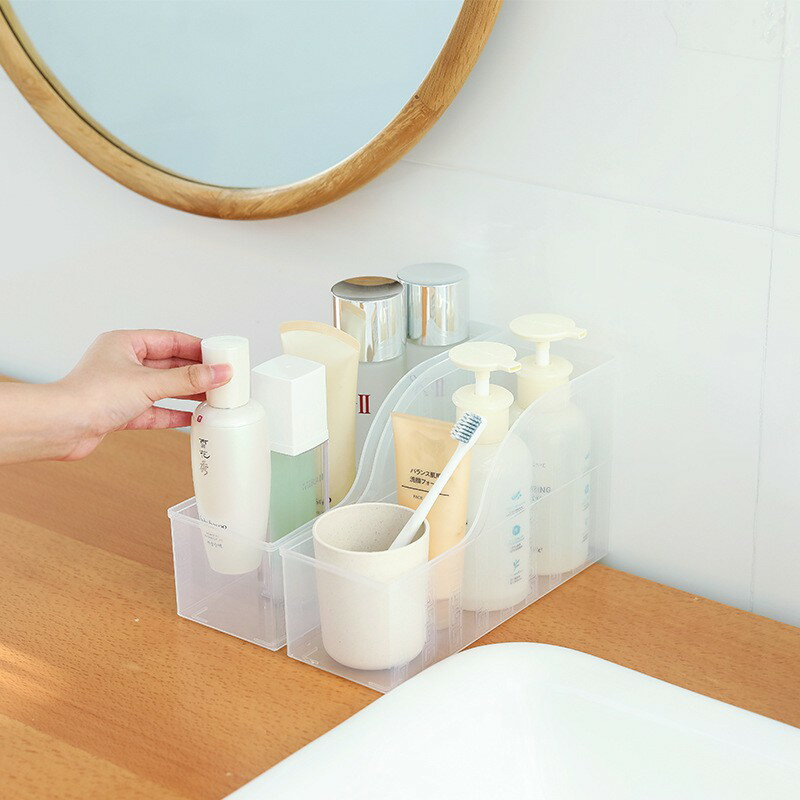 L型透明書架【Y035】台灣出貨 居家  廚房收納架 鍋架 雜誌架 置物架 文件架 文件盒 收納盒 桌面收納整理盒 3