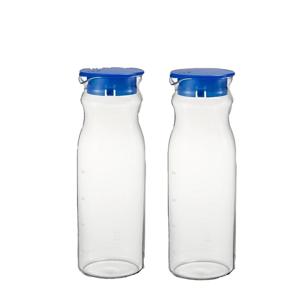 HARIO 冷水壺 冷熱兩用玻璃壺 1200ml 一組二入 耐熱玻璃 日本製造