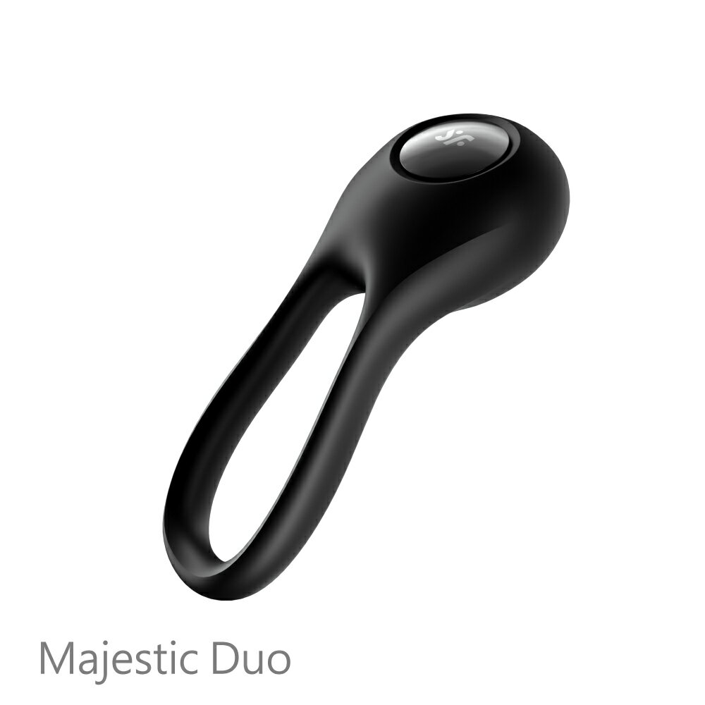 Satisfyer。Majestic Duo 男士精力雙環 黑 屌環 情趣用品 【OGC株式會社】【本商品含有兒少不宜內容】