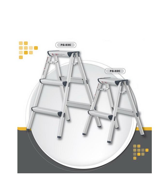 【銳冠】 FG-03C鋁製 摺疊梯 家用梯 工作梯
