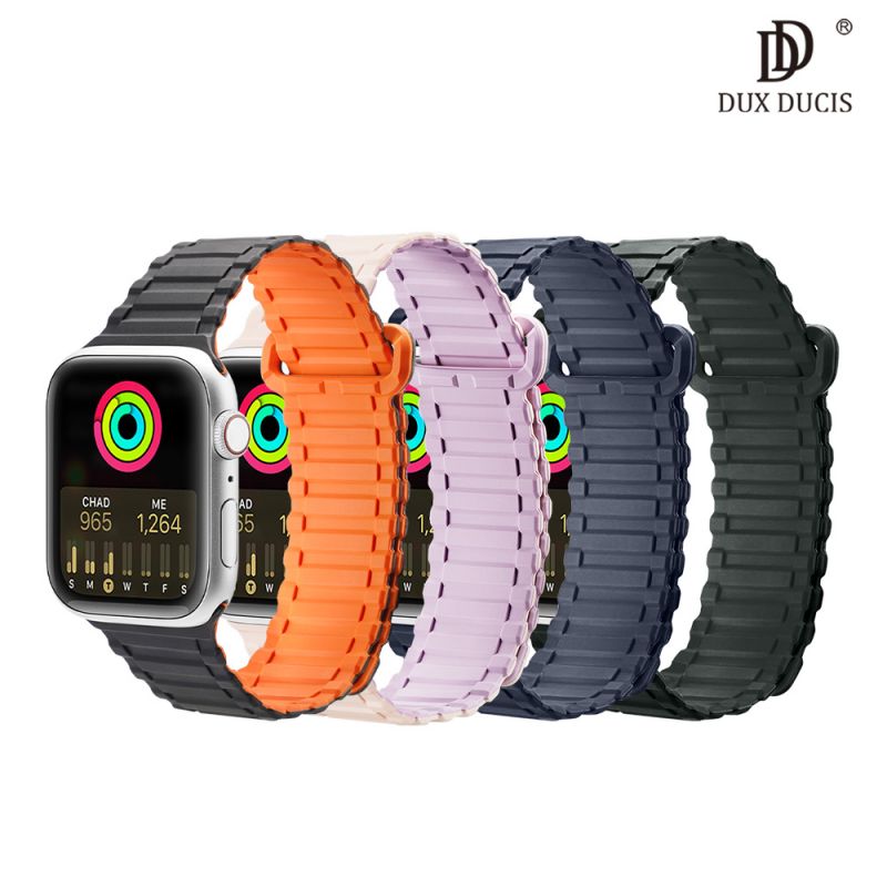 【愛瘋潮】99免運 DUX DUCIS Apple Watch (38/40/41) 鎧甲磁吸錶帶【APP下單最高22%回饋】