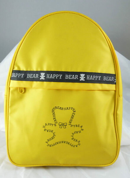 【震撼精品百貨】日本綜合熊 HAPPY BEAR 後揹包 黃黑 震撼日式精品百貨