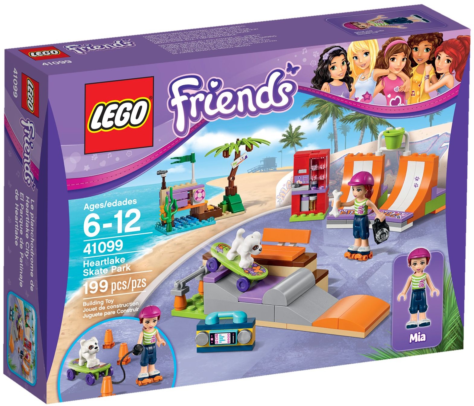 ☆勳寶玩具舖【現貨】LEGO 樂高 Friends 朋友系列 41099 Heartlake Skate Park