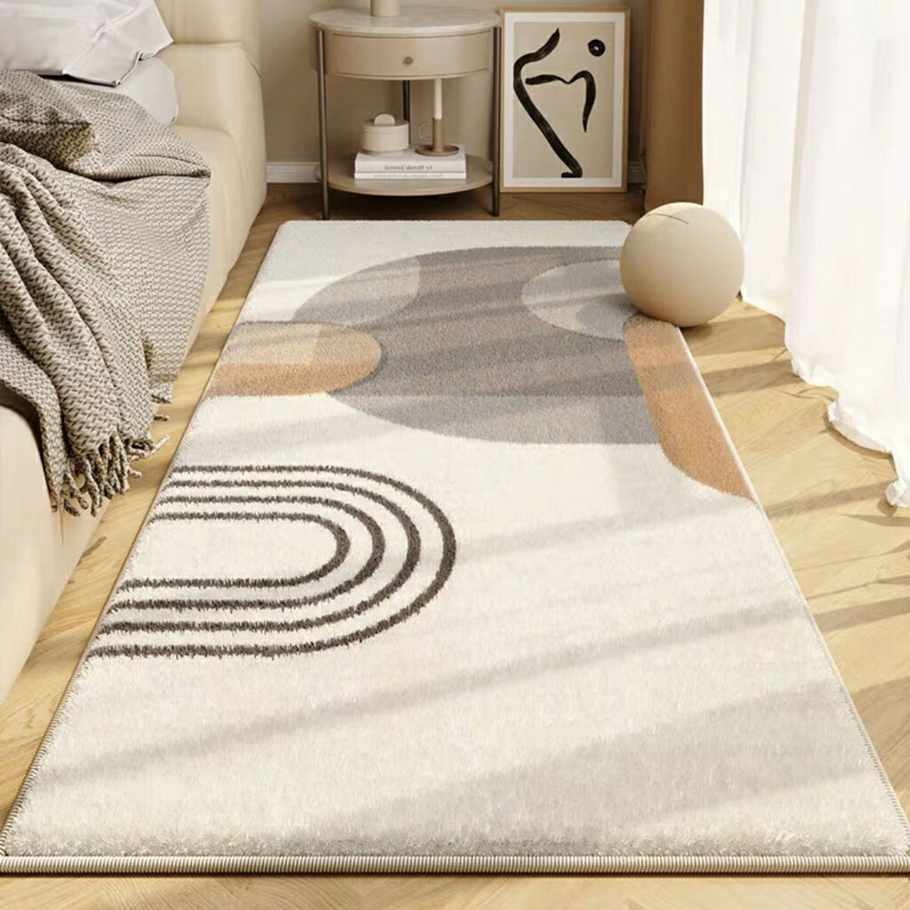 【羊絨】地毯 地墊 臥室地毯 絨毛地毯 長毛地毯 主臥床前腳墊 客廳房間地毯 高級感防滑地墊 可機洗