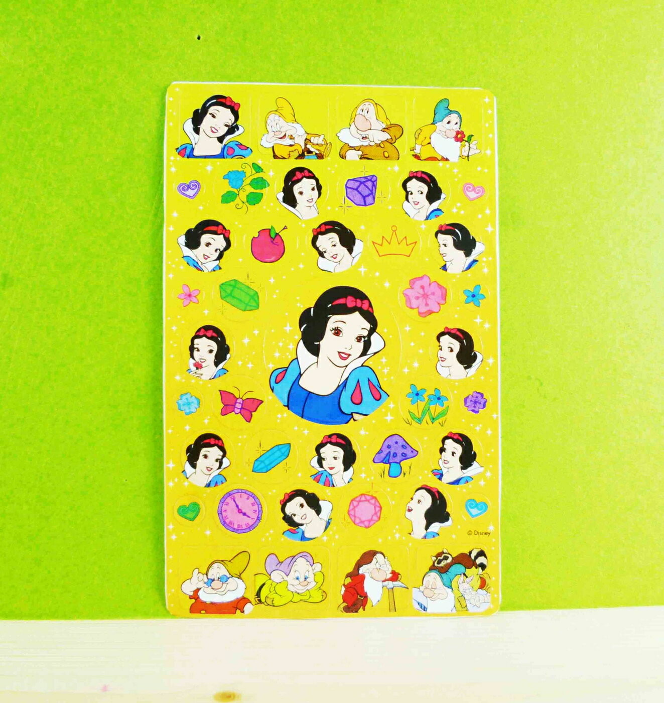 【震撼精品百貨】公主 系列Princess 貼紙-白雪公主(黃) 震撼日式精品百貨