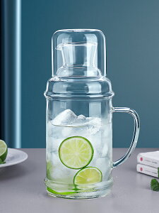 冷水壺玻璃耐高溫家用涼水杯夏季泡茶壺套裝客廳大容量開水瓶扎壺