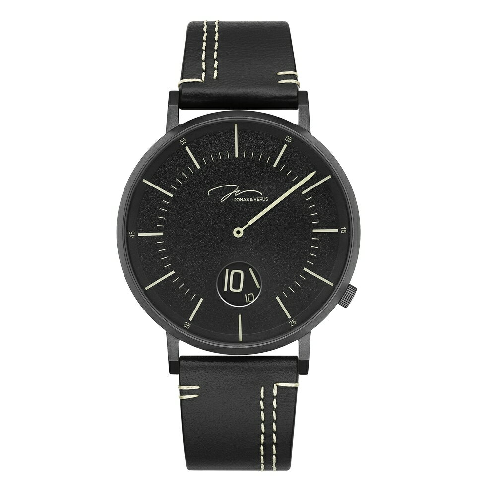 送禮首選★J&V 騎士系列皮帶腕錶41mm(Y02065-Q3.BBBLB)  附提袋【全館滿額折價★APP下單點數4倍送】線上購買享_實體門市同步服務