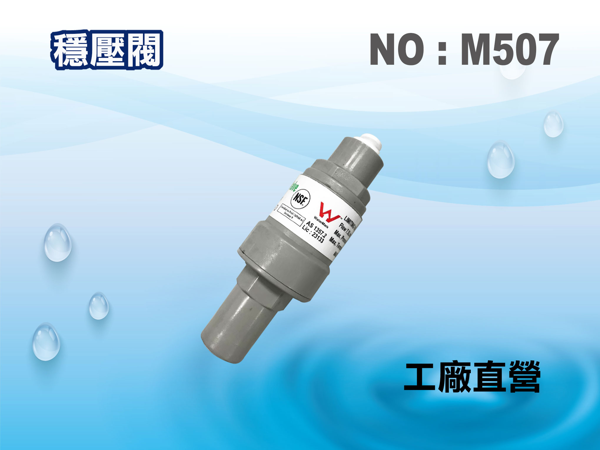 【龍門淨水】穩壓閥2分.家用大樓淨水器.濾水器..飲水機.RO純水機,電解水機(貨號M507)