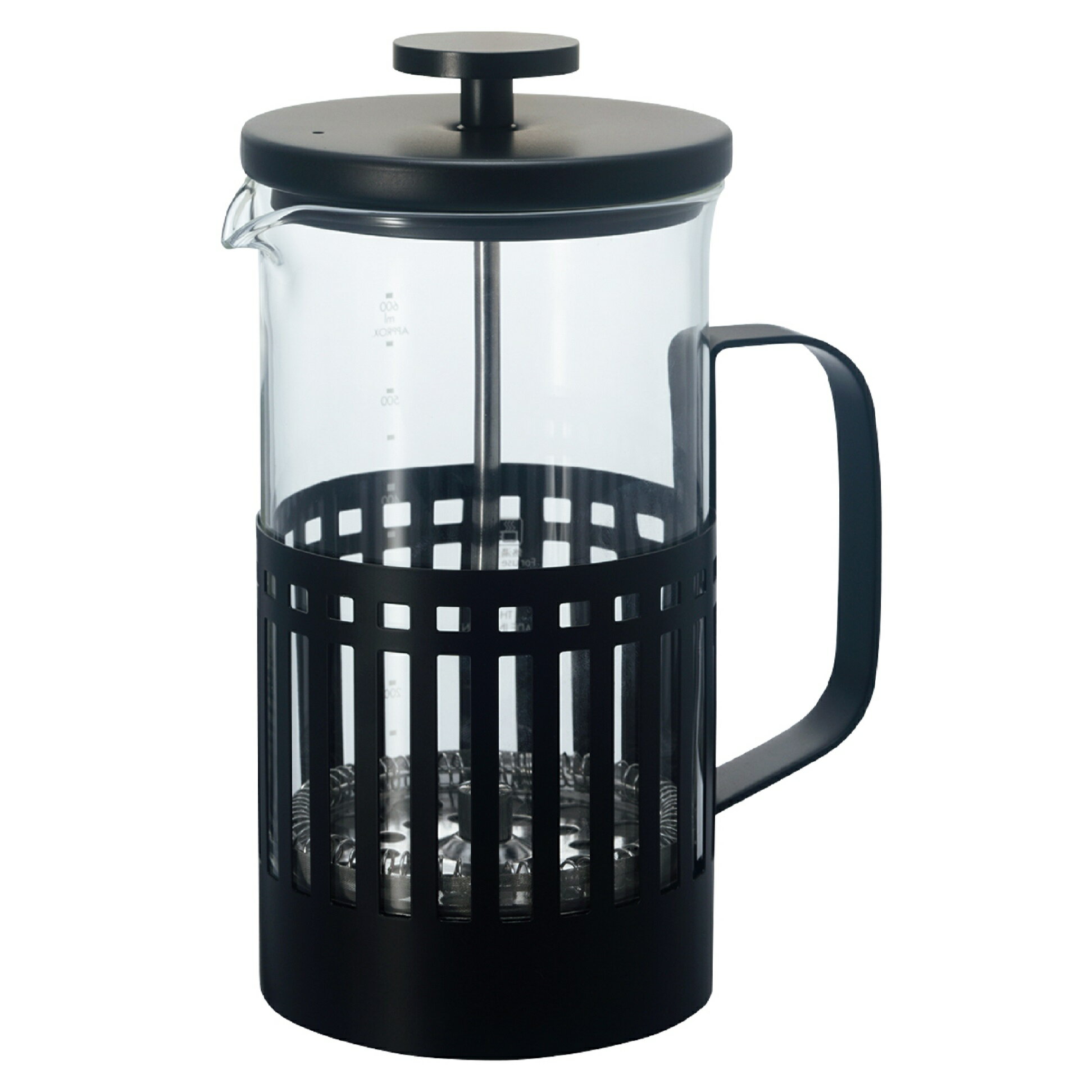 金時代書香咖啡 HARIO 霧黑濾壓壺 600ML THN-4-B
