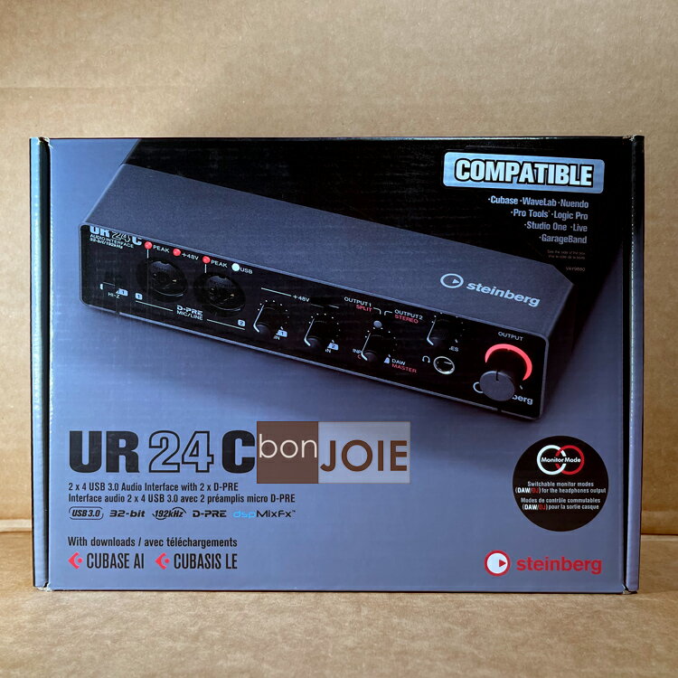 ::bonJOIE:: 美國進口 新款 Steinberg UR24C USB 3.0 Type C 錄音介面 Audio Interface 錄音盒 YAMAHA UR-24C UR24 UR-24