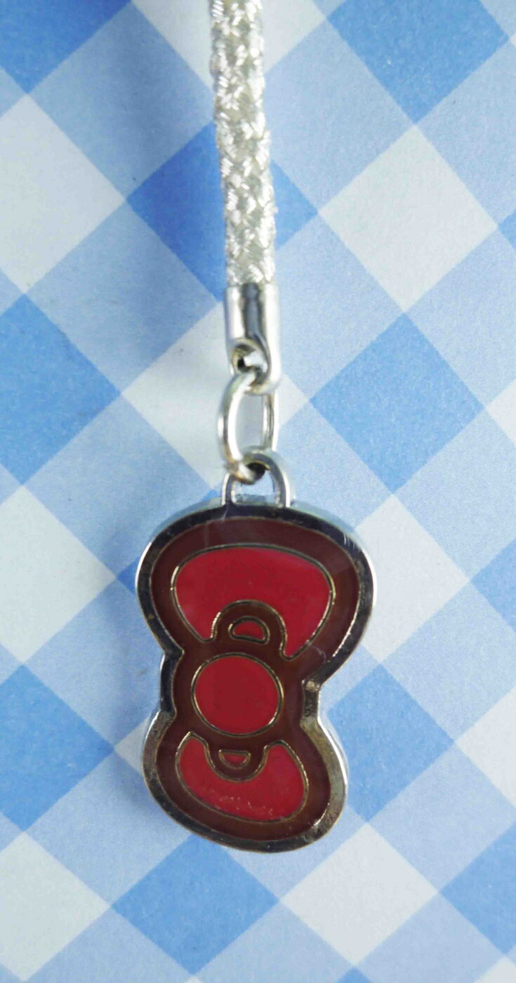 【震撼精品百貨】Hello Kitty 凱蒂貓 KITTY手機提帶-紅蝴蝶結 震撼日式精品百貨