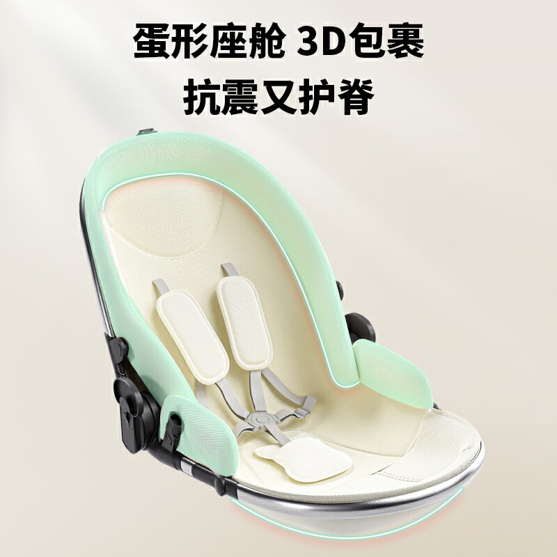 酷貝樂嬰兒推車可坐可躺雙向輕便折疊高景觀寶寶新生兒童bb手推車-樂購-樂購