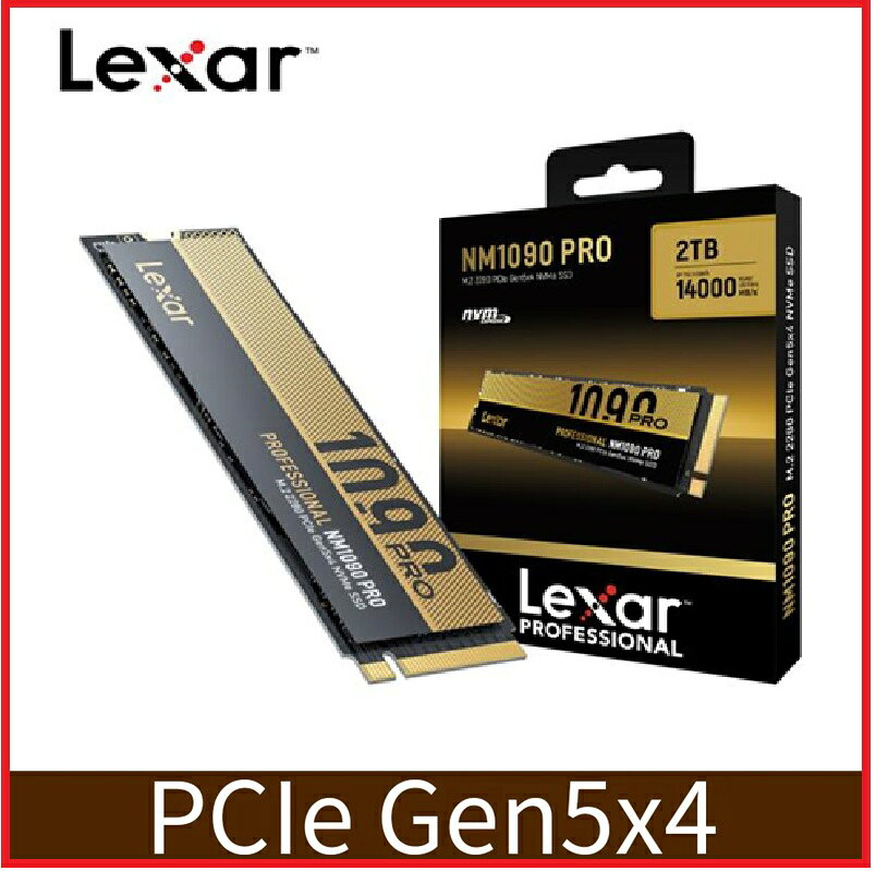 Lexar 雷克沙 NM1090PRO 2TB M.2 2280 PCIeGen5x4 固態硬碟