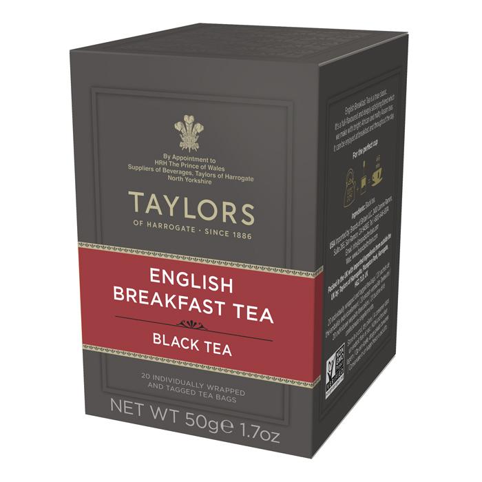 【77折優惠】【英國皇家泰勒茶】英式早安茶 20包/盒