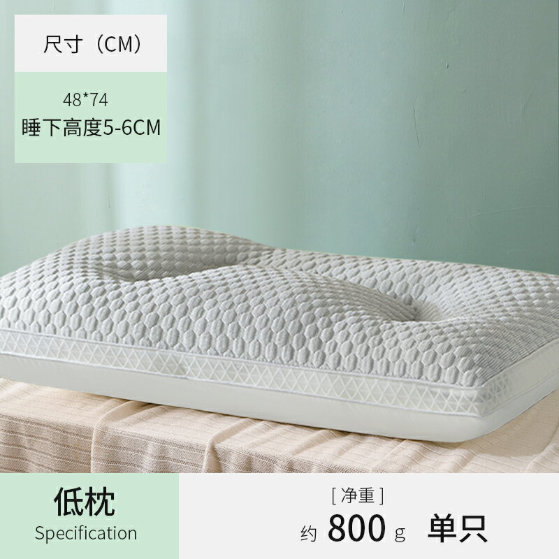 冰晶涼感枕 記憶枕 涼感記憶枕 夏季涼枕頭一對套夏天枕芯專用家用單人男護頸椎助睡眠冰絲整頭枕『cyd22810』
