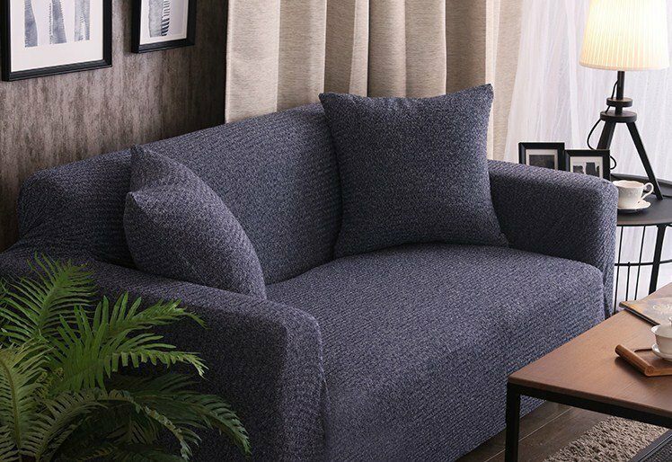 【RS Home】5色加厚針織沙發罩沙發套彈性沙發套沙發墊床墊保潔墊彈簧床折疊沙發套[4人座]