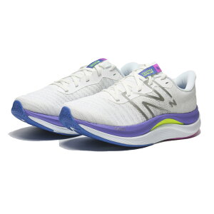 【滿額現折300】NEW BALANCE 慢跑鞋 FUELCELL PROPEL V4 白紫 D寬楦 女 WFCPRCW4