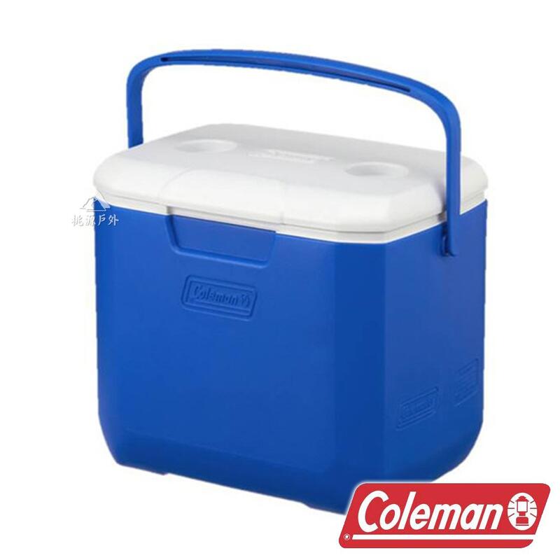 【美國Coleman】28L EXCURSION 海洋藍冰箱 CM-27861 行動冰箱 冰桶 保冷箱 冰筒