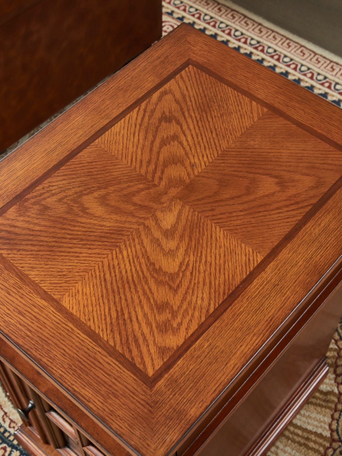 家具 書桌 邊桌 床頭櫃 設計師家具美式沙發側邊櫃實木小眾邊幾床頭收納櫃家用角幾小邊桌 2