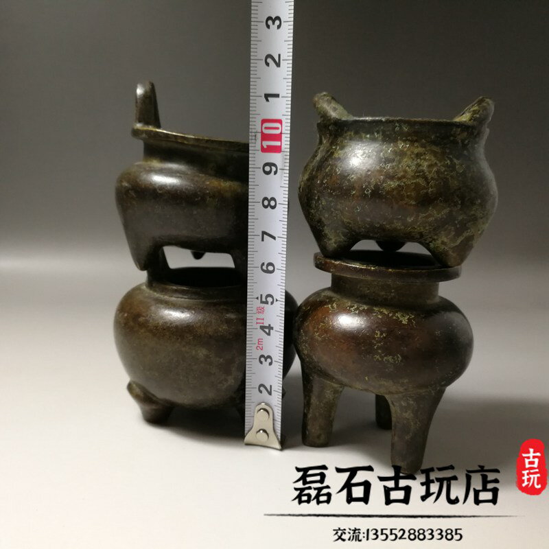 古董品 中国古美術 大明宣德年製 純銅荷花小香爐 中国古代香炉大盘点，精美绝伦！