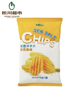《松川超市》【統一生機】海鹽洋芋片-岩燒海苔風味 (50公克/包)