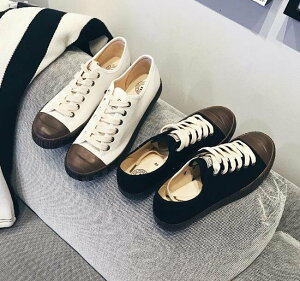 FINDSENSE Z1 日系 時尚 街頭 潮 男女情侶鞋 綁帶 經典黑白色 低幫 帆布鞋 休閒鞋 板鞋
