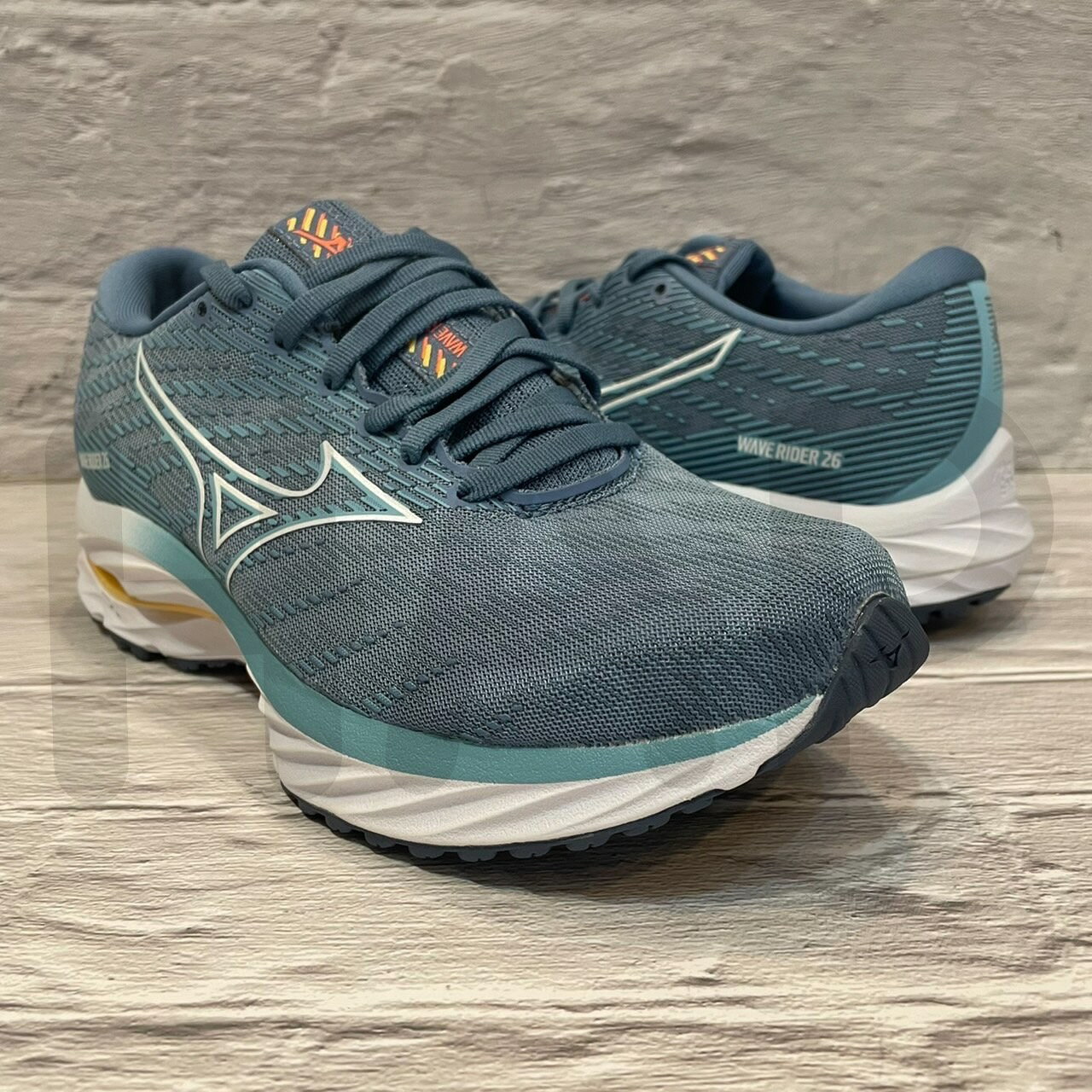美津濃 MIZUNO WAVE RIDER 26 女慢跑鞋 寬楦 4E J1GD220628 慢跑鞋 馬拉松