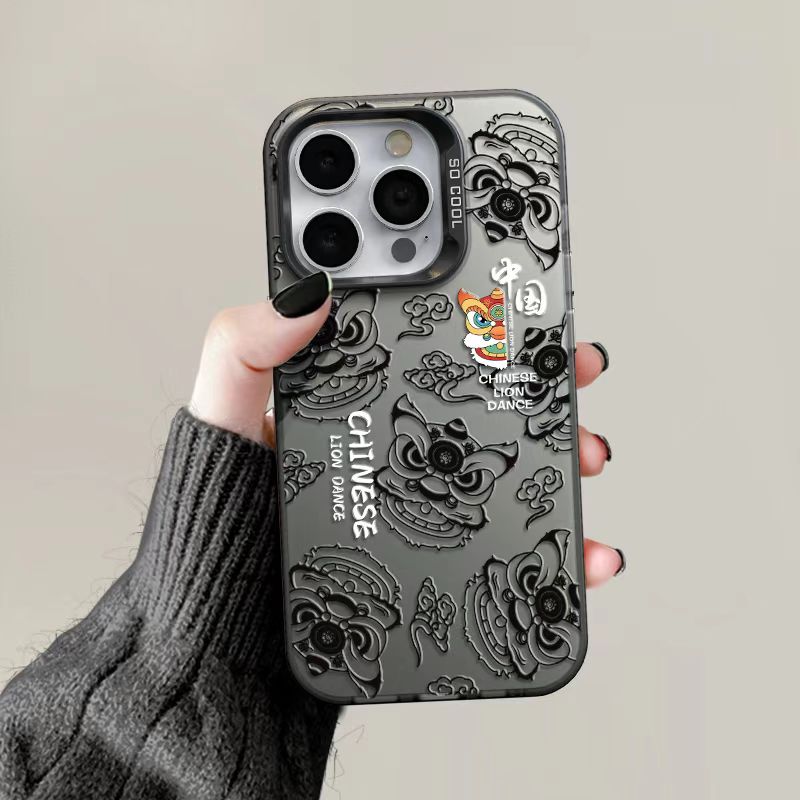 蛇年醒獅頭像適用三星s24ultra手機殼硬殼s23電鍍s21s25霸氣s22+中式經典s20fe新年款a54a55a15a05防摔note20