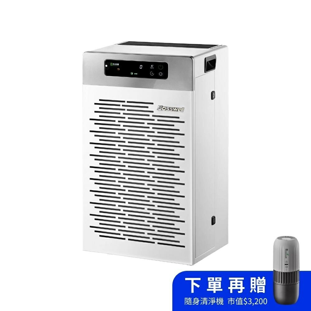 限期贈  K-19隨身清淨機 Bosswell 博士韋爾 BS502WN 雙電離Wifi 版︱生物訊息奈米抗敏︱防疫滅菌升級︱清淨療癒機 8-30坪 BS502