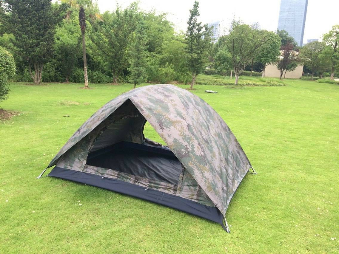 帳篷 戶外野營營2人雙人帳篷雙開門層帳篷釣魚戶外防雨室內四季帳篷