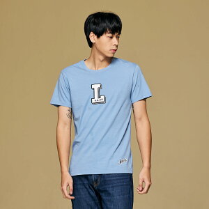 Lee 男款 大L印刷 Lee Jeans草寫文字 短袖T恤 | Modern