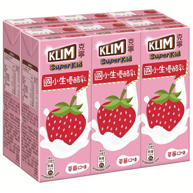 克寧 草莓優酪乳(198ml x 6瓶) [大買家]
