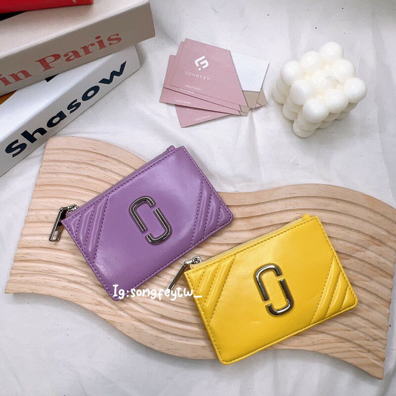 美國代購 臺灣現貨 Marc Jacobs 小羊皮 卡片零錢包 鑰匙包【送禮精選★APP下單點數4倍送】