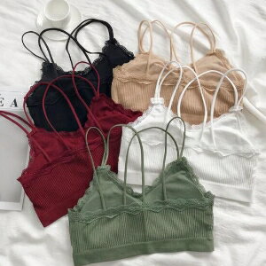 美麗大街【SR108073054】性感無鋼圈聚攏小背心抹胸式裹胸美背學生網紅爆款吊帶