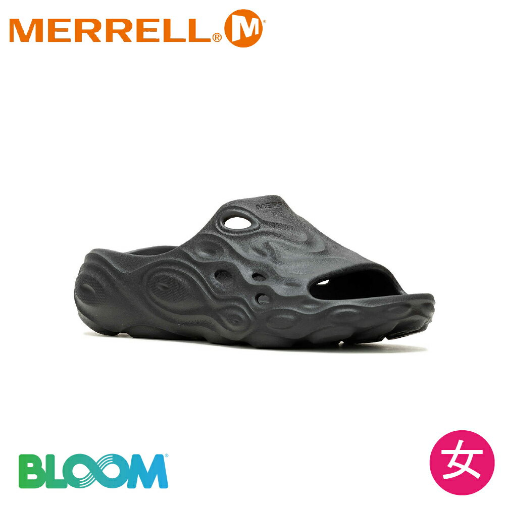 【MERRELL 美國 女 HYDRO SLIDE 2《黑》】ML006524/輕量拖鞋/洞洞鞋/涼拖鞋/水陸兩棲鞋