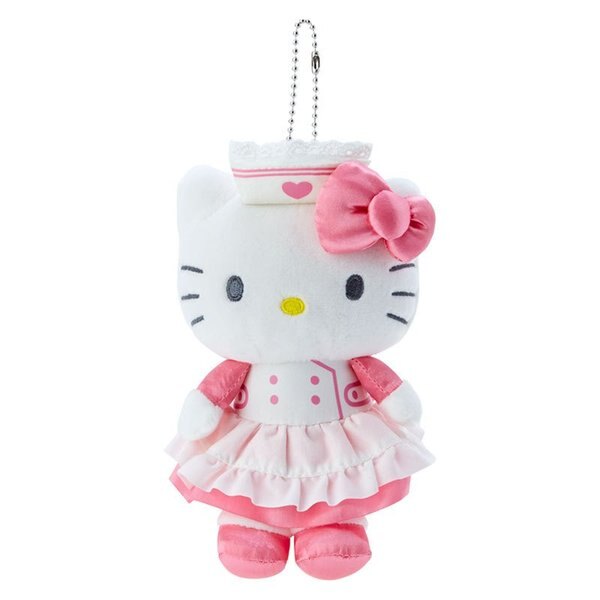 【震撼精品百貨】凱蒂貓 Hello Kitty~日本SANRIO三麗鷗 Kitty絨毛吊飾/鑰匙圈(護士)*42722