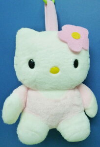 【震撼精品百貨】Hello Kitty 凱蒂貓 毛毛造型手提袋 粉花 震撼日式精品百貨