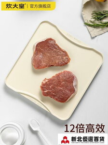 解凍板 炊大皇快速解凍板 日式牛排極速化凍盤化冰工具廚房切菜砧板肉類