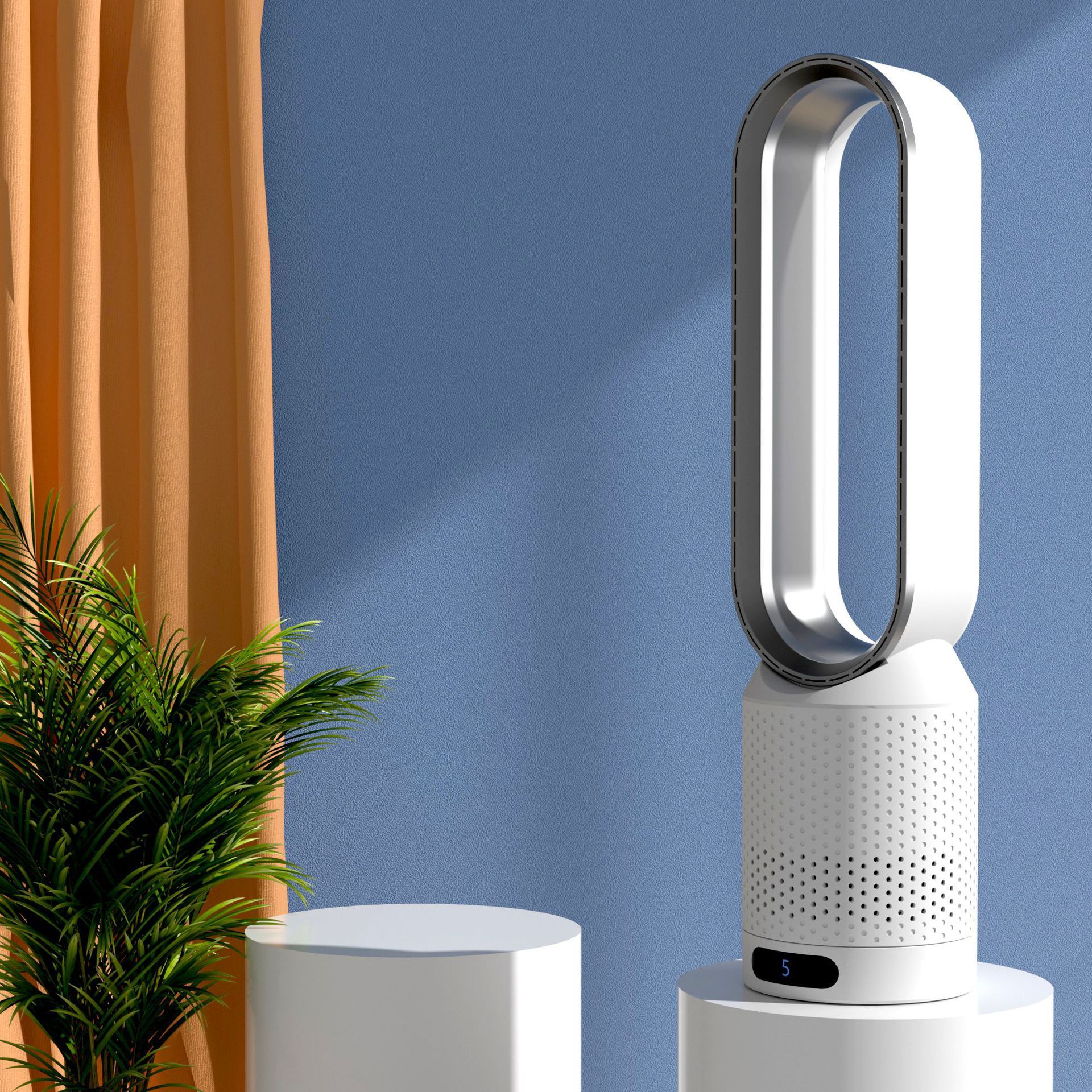 無葉風扇電風扇110v電扇暖風扇2025新款16寸風扇家用落地【宜家良品百貨】