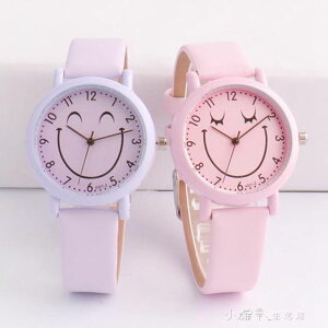 韓版潮流簡約可愛兒童手錶女孩男孩石英錶防水中小學生女童電子錶