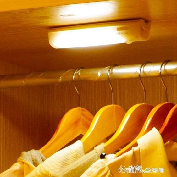 led紅外人體感應光控充電櫥櫃臥室小夜燈起臥室樓梯過道衣櫃樓道