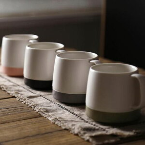 北歐簡約磨砂陶瓷馬克杯辦公室茶杯創意大容量咖啡杯情侶喝水杯子