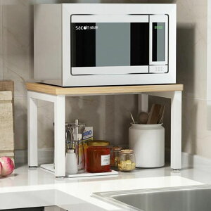 簡易微波爐架置物架2層調料架廚房用品儲物架收納架子經濟型