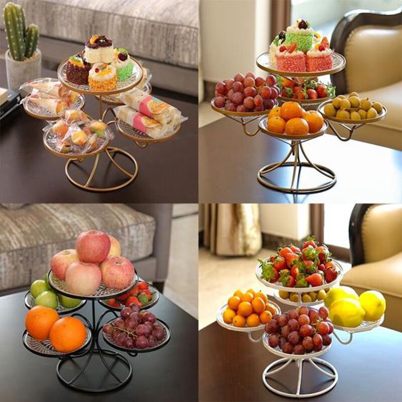 果盤水果盤客廳創意家用果盤創意現代客廳茶幾多功能歐式簡約現代多層