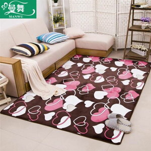 珊瑚絨加厚地毯現代簡約臥室客廳茶幾沙發滿鋪床邊飄窗長方形地毯