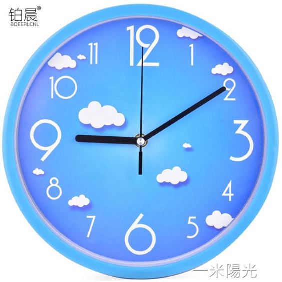 鉑晨靜音掛鐘客廳個性鐘錶現代簡約鐘家用石英鐘圓形時鐘創意掛錶WD 領券更優惠