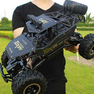 合金版超大遙控越野車四驅充電高速攀爬大腳賽車兒童玩具汽車模型