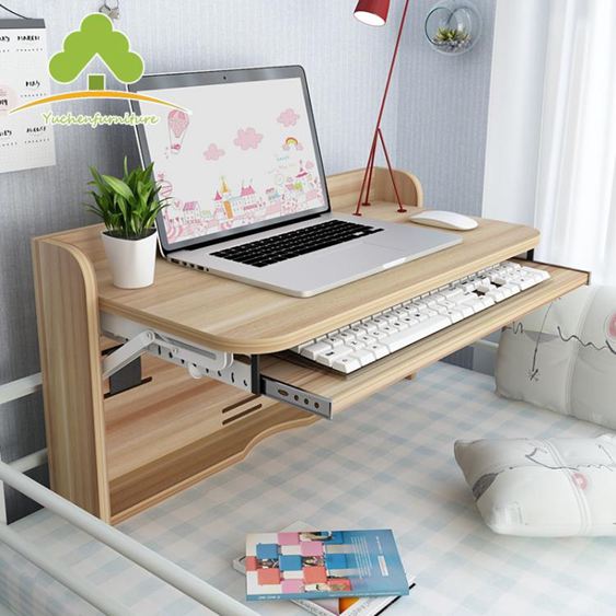 大學生床上電腦折疊小桌子上鋪多功能寫字桌下鋪宿舍神器懶人書桌