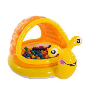 INTEX嬰兒童海洋球池圍欄充氣彩色球波波球池游戲屋室內寶寶玩具